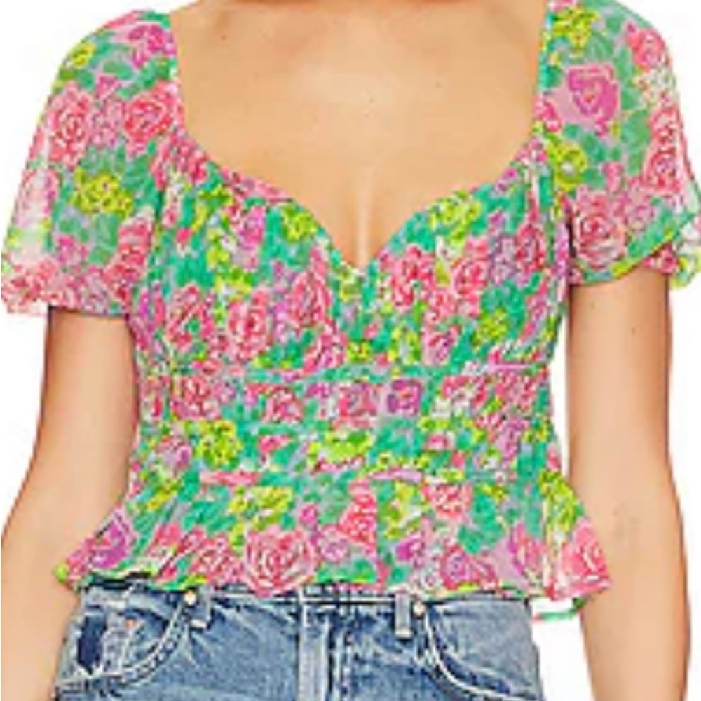 Astr Multicolor Floral Blouse